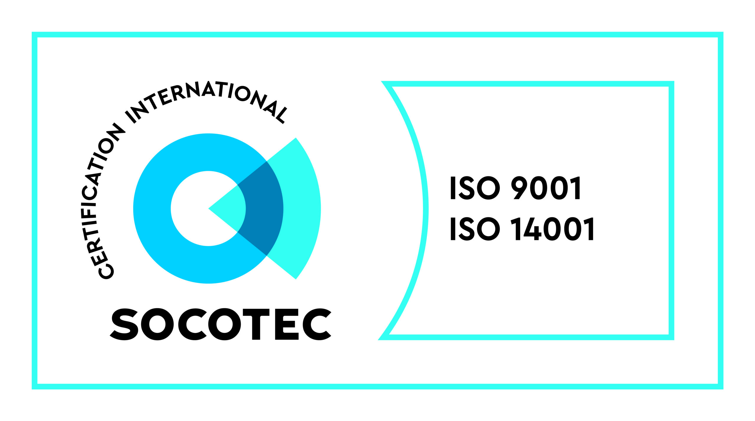 SOCOTEC ISO 9001, ISO14001